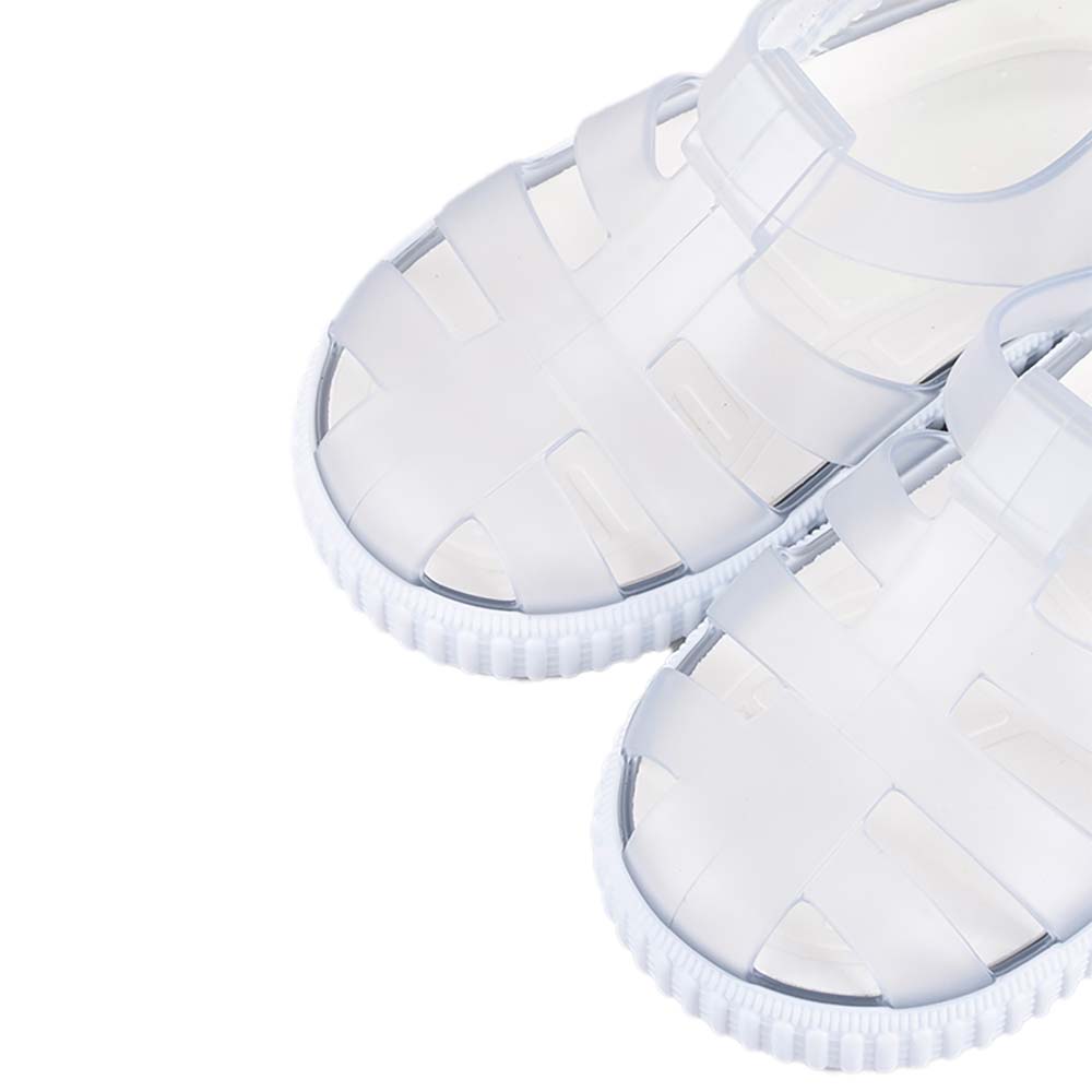 Igor Jellies Nico Cristal Sandal White Sole and Clear Upper