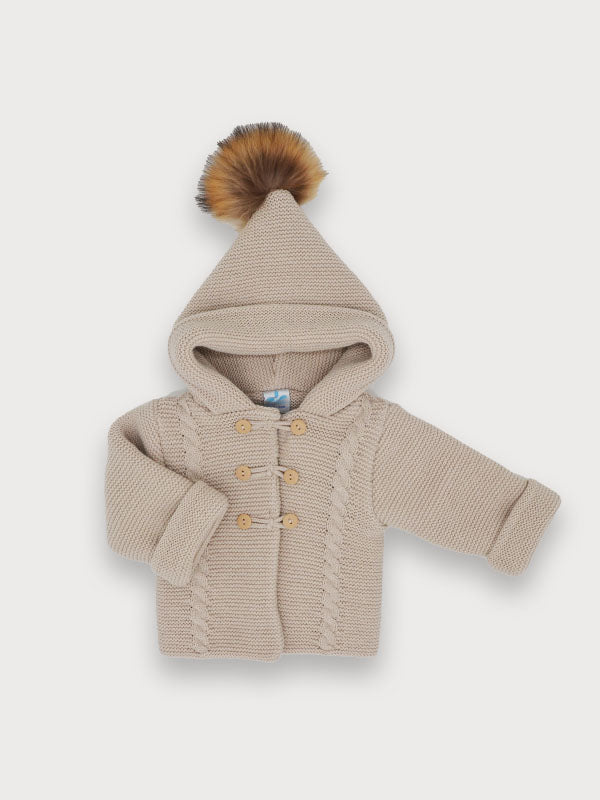 Sardon Boys Stone Hooded Knit Jacket