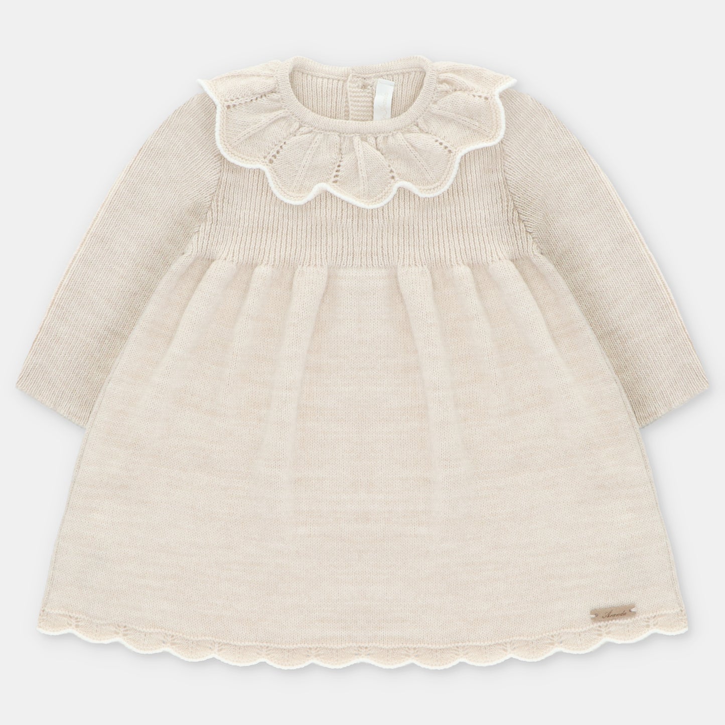 Martin Aranda Girls Knitted Stone Dress