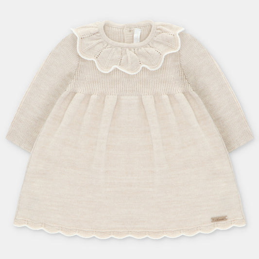Martin Aranda Girls Knitted Stone Dress