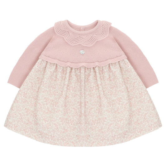 Martin Aranda Girls Knitted Blush Pink Dress & Knickers *Preorder
