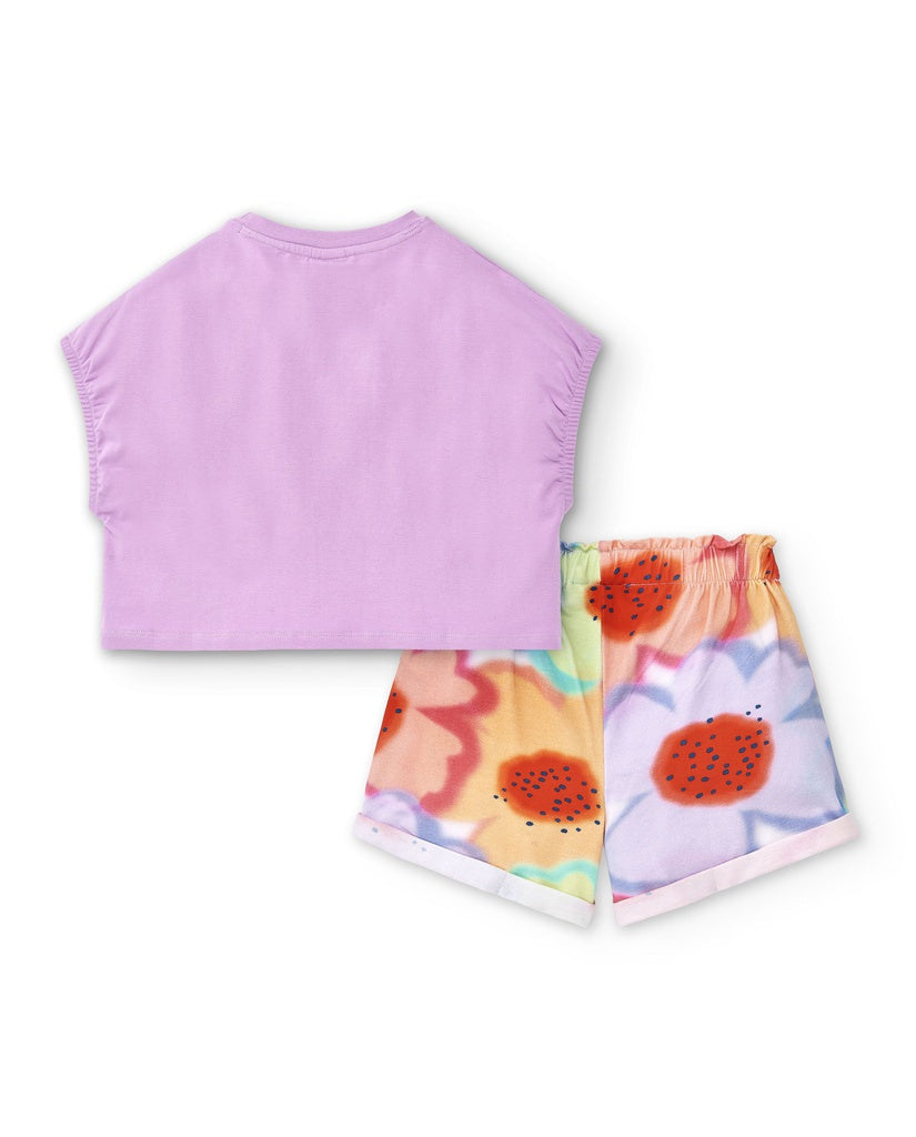 Tuc Tuc Girls Lilac T shirt & Shorts Set
