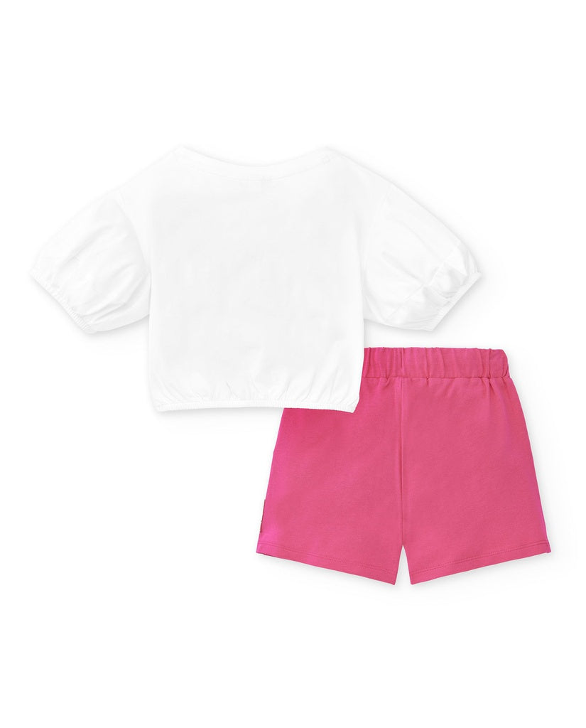 Tuc Tuc Girls Pansy Bloom Juicy T Shirt & Shorts Set