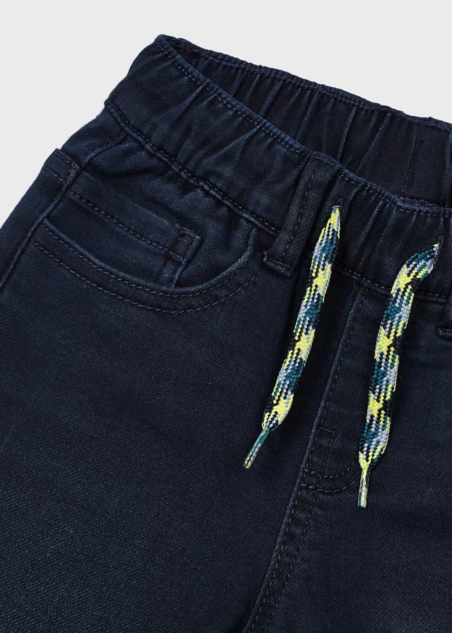 Mayoral Dark Blue Jogger Fit Jersey Jeans