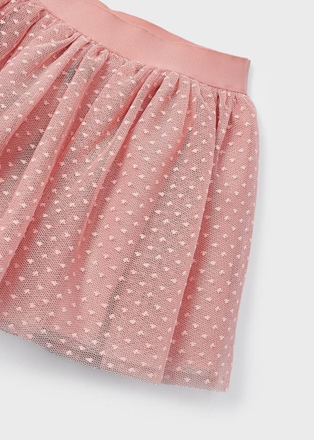 Mayoral Girls Pink Tulle skirt set