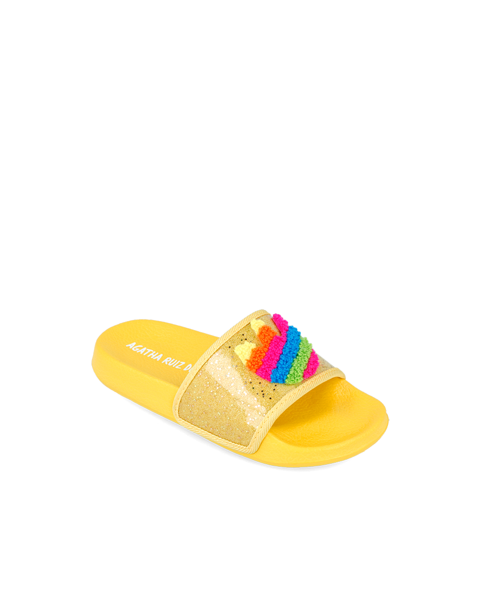 Agatha Ruiz de la Prada Girls Yellow Pool Slider