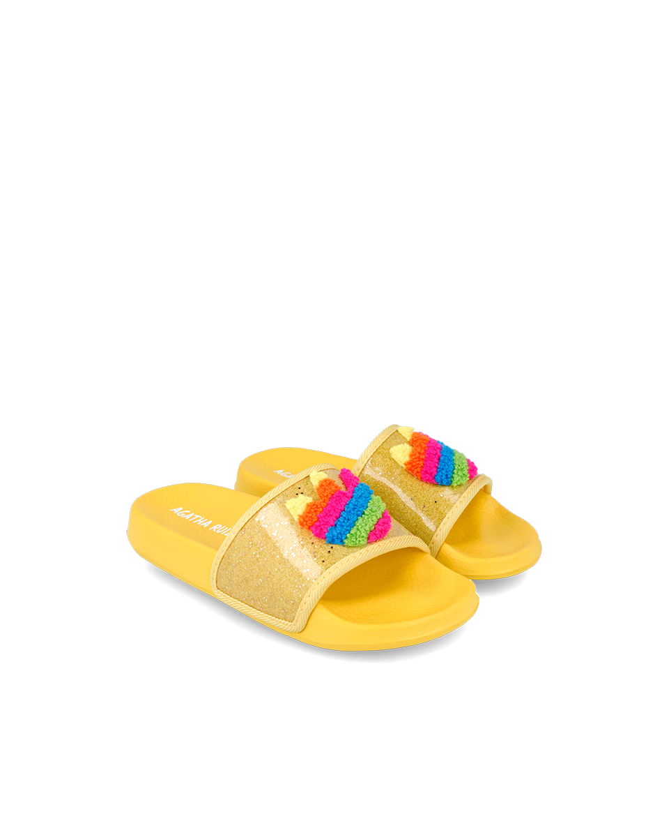 Agatha Ruiz de la Prada Girls Yellow Pool Slider