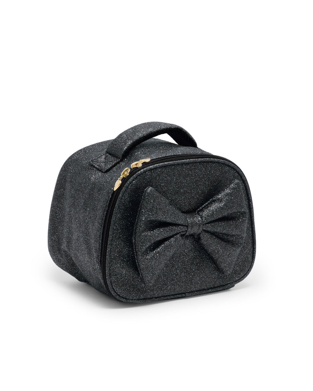 Caramelo Kids Black School Bag Glitter Lunch Bag