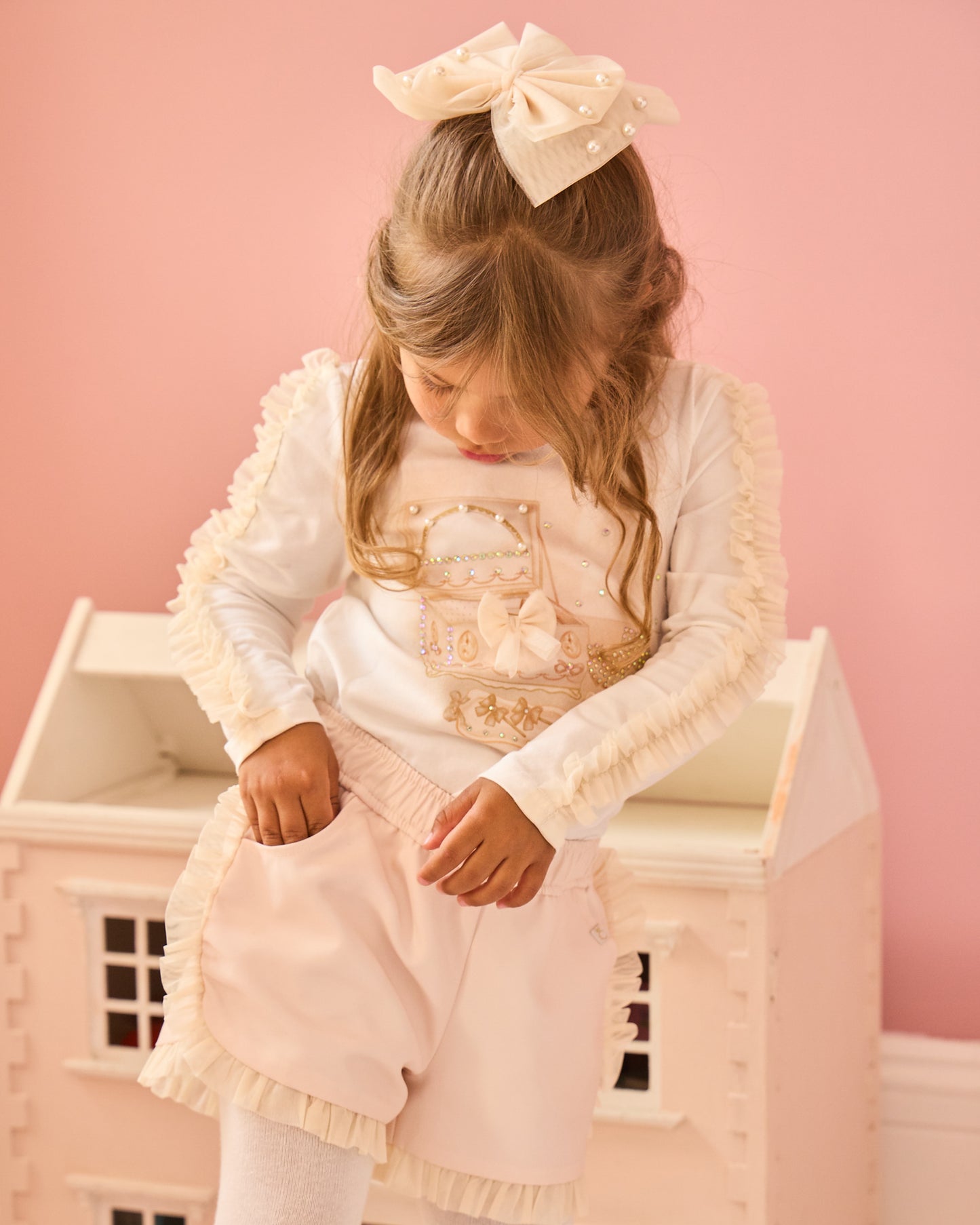 Caramelo Kids Girls Mink Jewellery Box Shorts Set *Preorder