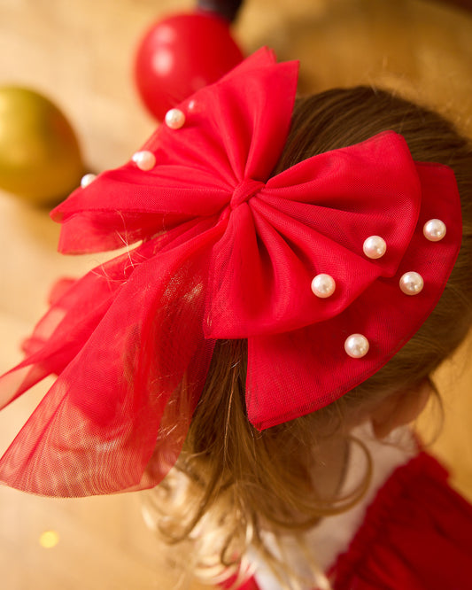 Caramelo Kids Girls Red Hairbow
