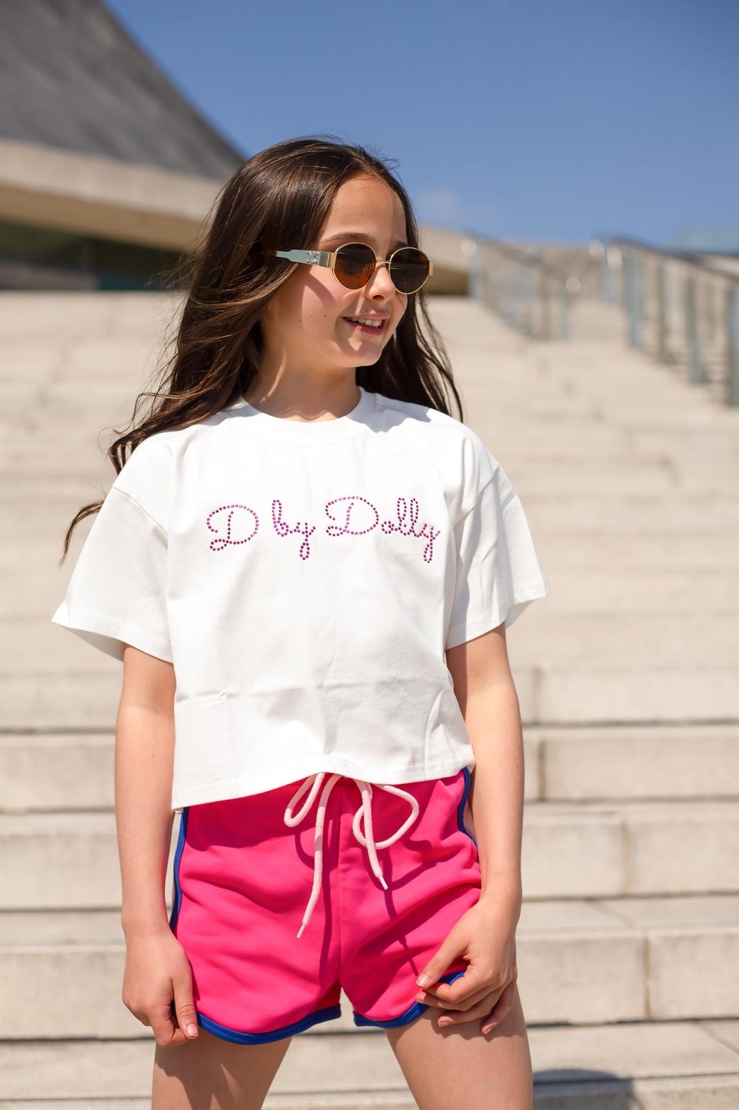 D by Dolly Girls Fushia Sports shorts