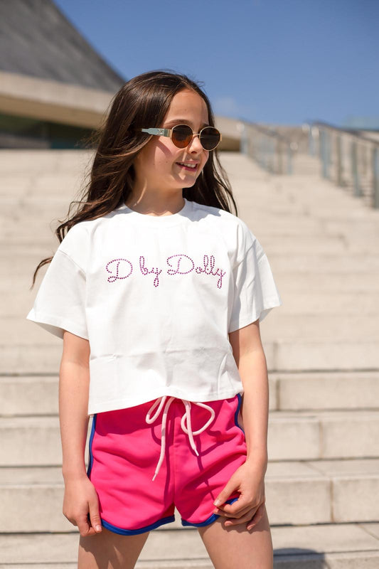 D by Dolly Girls Fushia Sports shorts