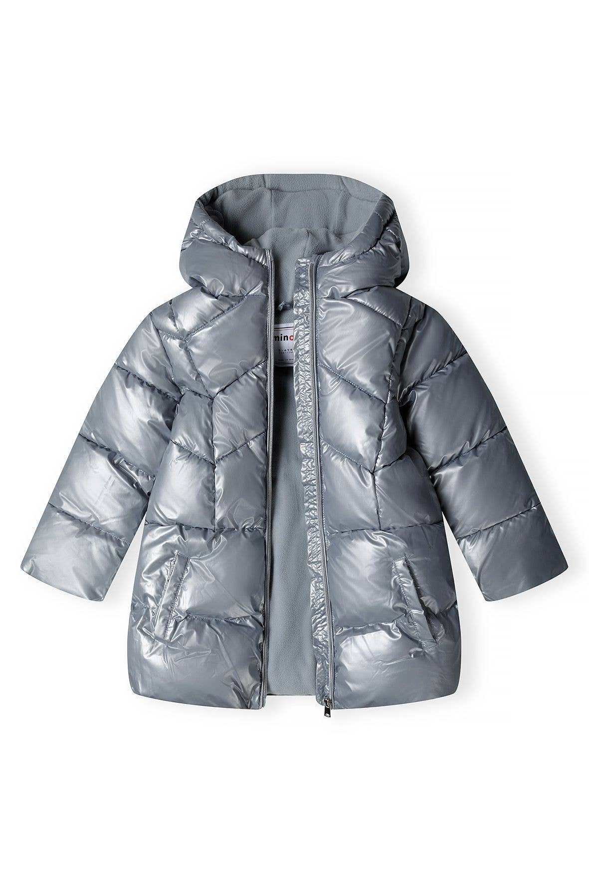 Minotti Metallic Puffer Coat Silver *In store now*