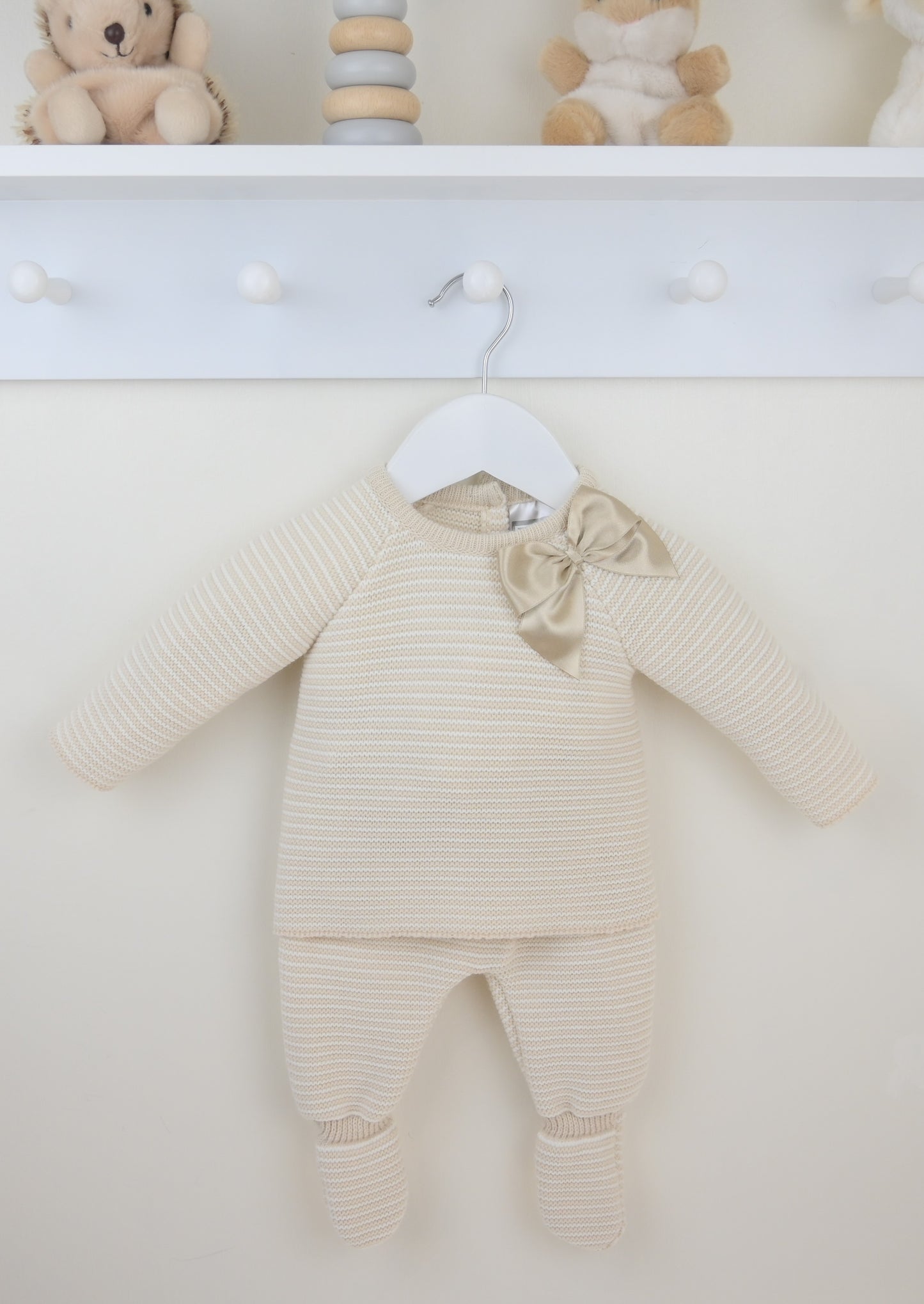 PEX Girls Lizzie Trousers Suit Natural/White *Preorder