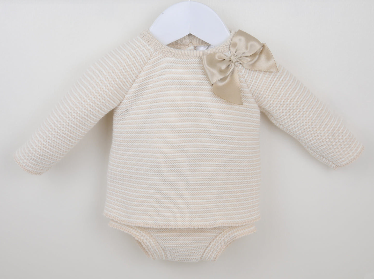 PEX Girls Lizzie Pants Suit Natural/White