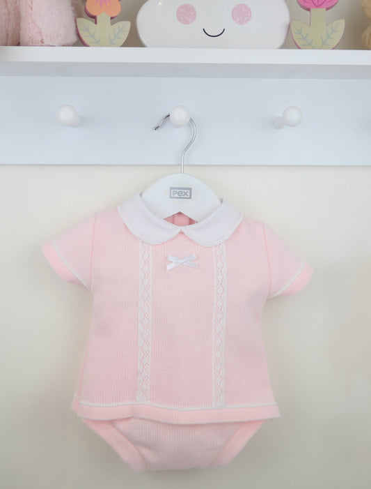 PEX Girls Martha Pants Suit Pink - Preorder