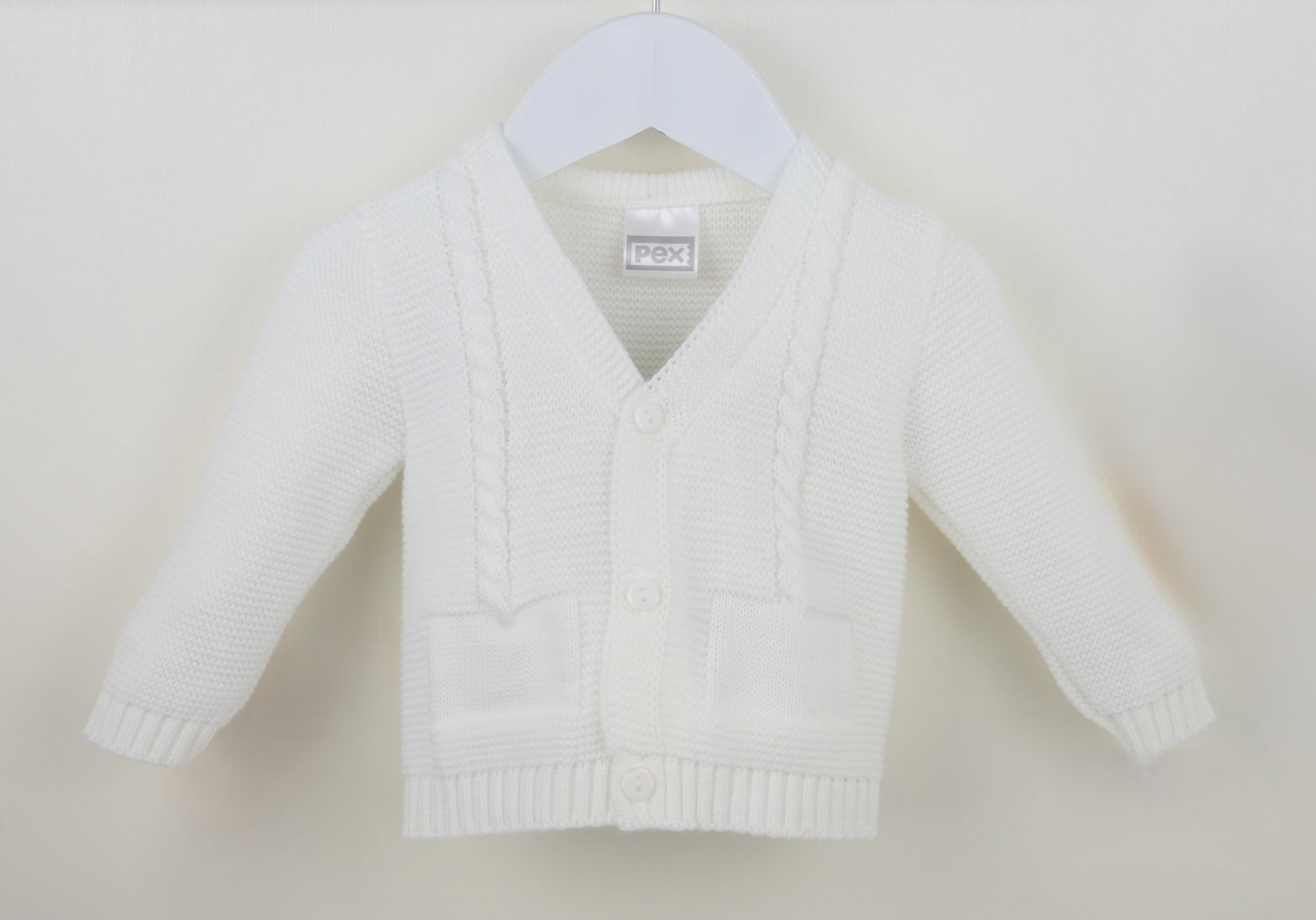 PEX Fletcher Cardigan White