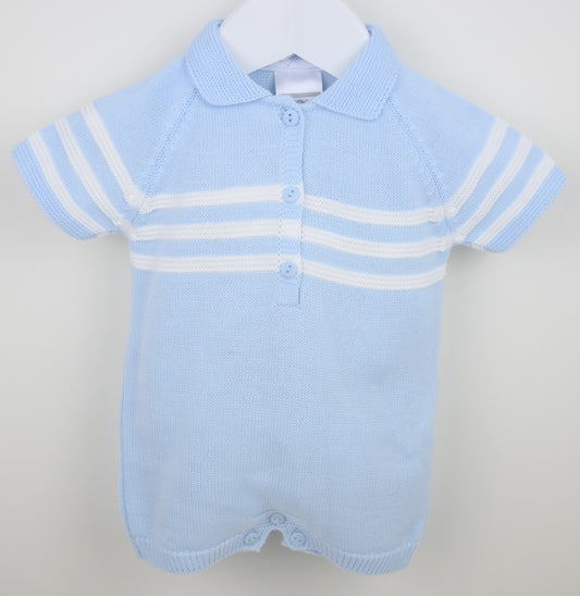PEX Boys Mateo Romper Blue - Preorder