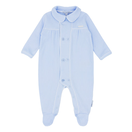 Blues Baby Boys Napoli Collection Blue All in One sleepsuit