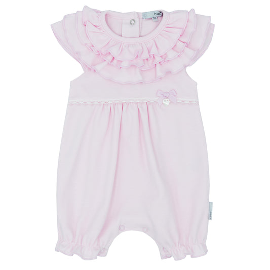 Blues Baby Girls Napoli Collection Pink Shortie Romper