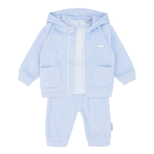 Blues Baby Boys Turin Collection Blue Terry Towelling Jogging Set