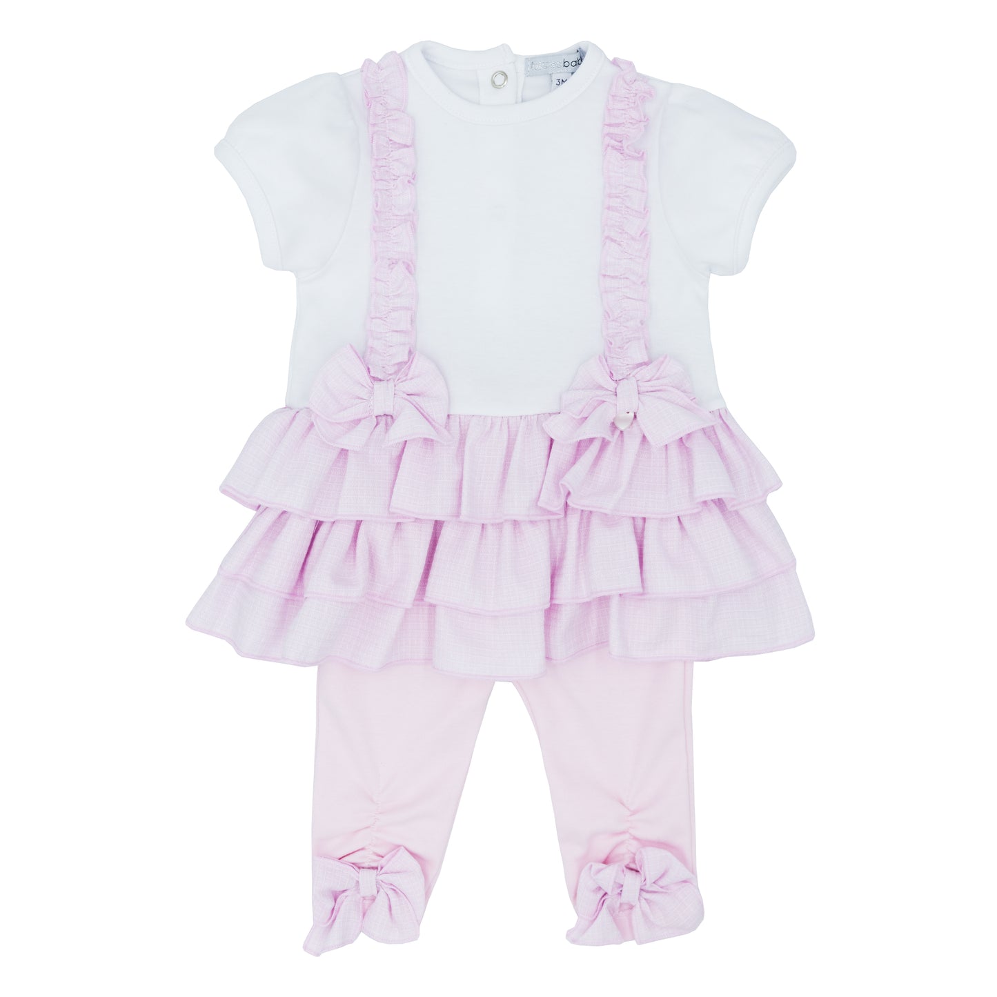 Blues Baby Girls Amalfi Collection Pink Dress & Leggings Set