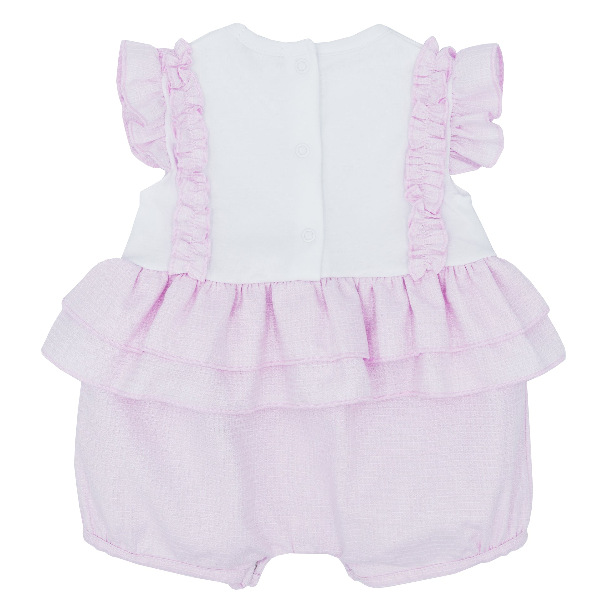 Blues Baby Girls Amalfi Collection Pink Romper back