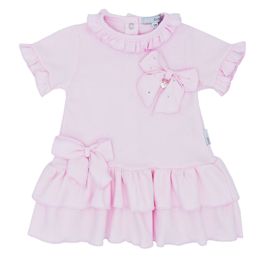 Blues Baby Girls Ravenna Collection Pink Drop Waist Dress