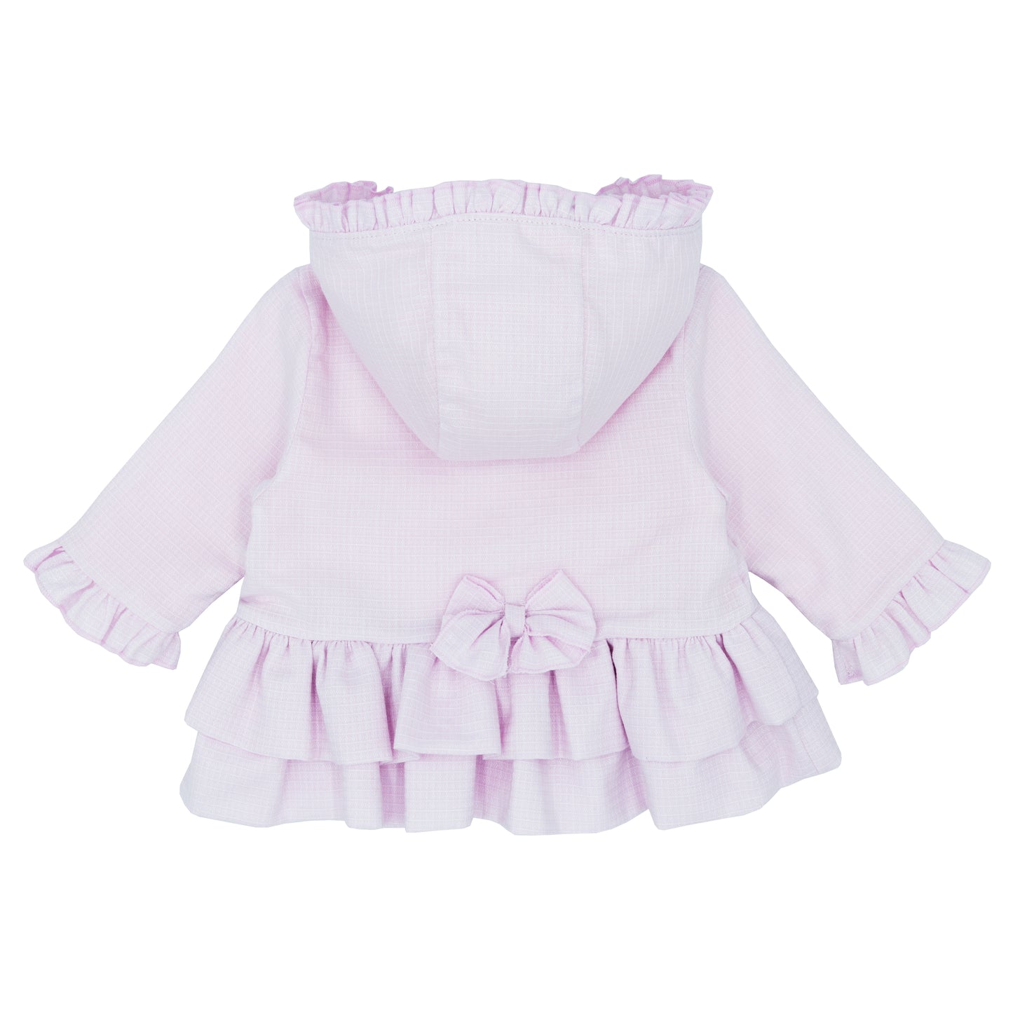 Blues Baby Girls Amalfi Collection Pink Woven Jacket the back