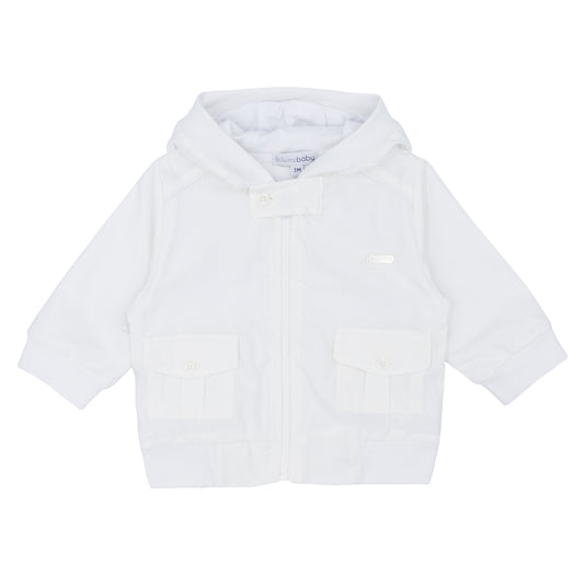 Blues Baby Boys Venice Collection White summer hooded Jacket