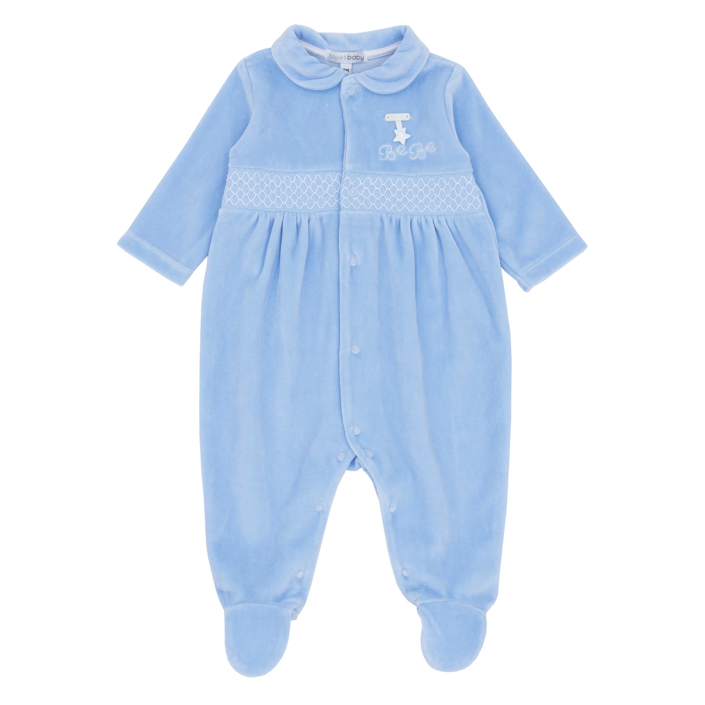 Blues Baby Boys Eindoven Velour All in One