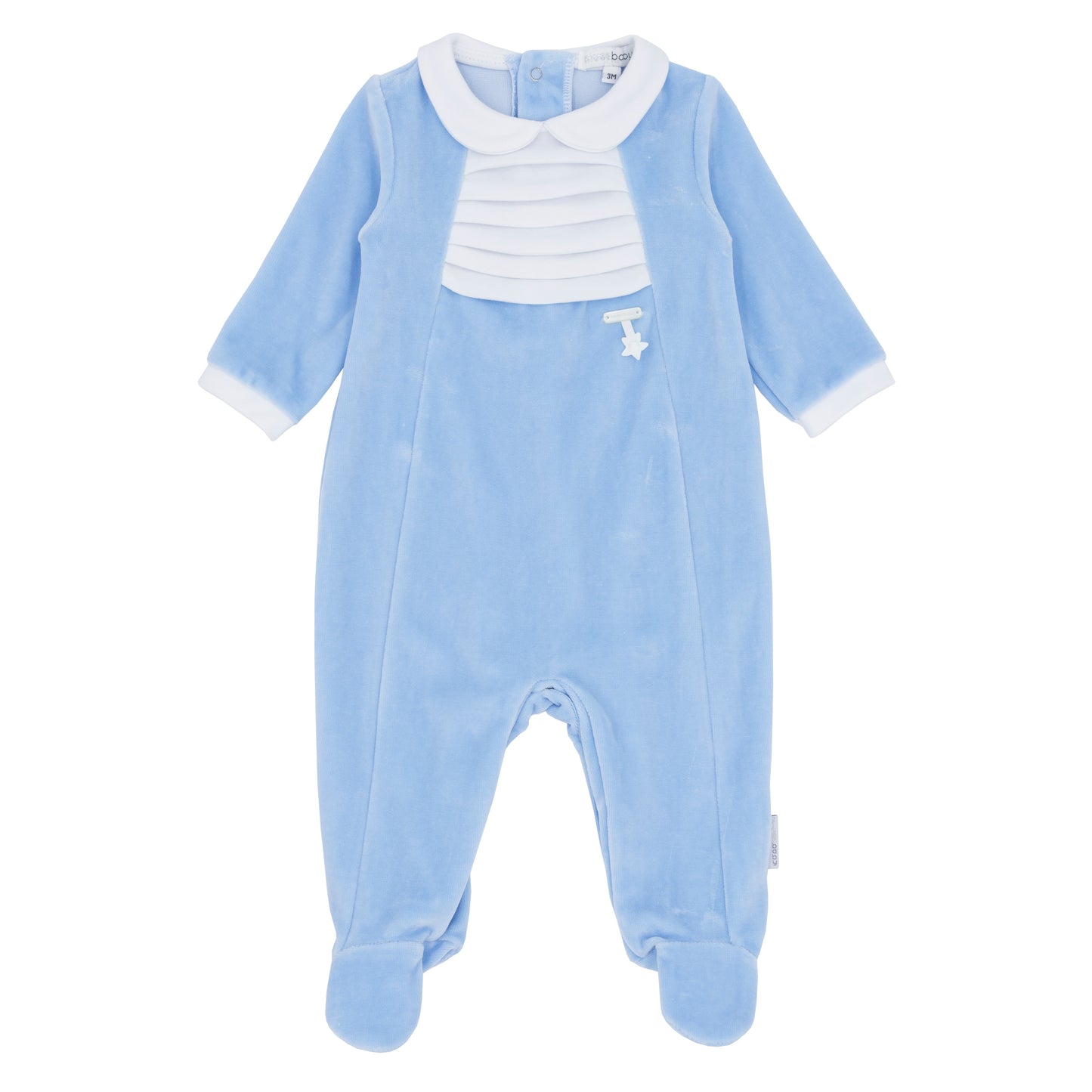 Blues Baby Boys Eindoven Velour All in One