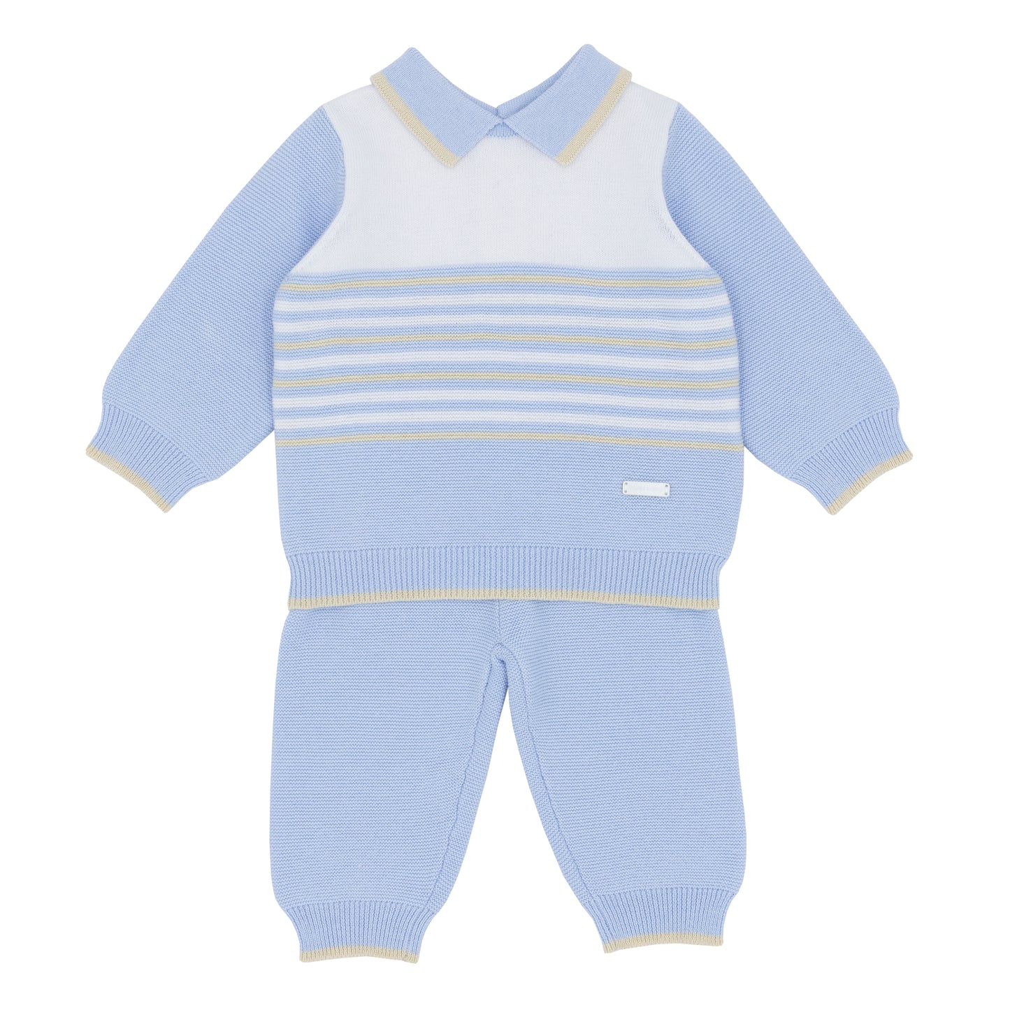 Blues Baby Boys Herve Knitted Two Piece Set