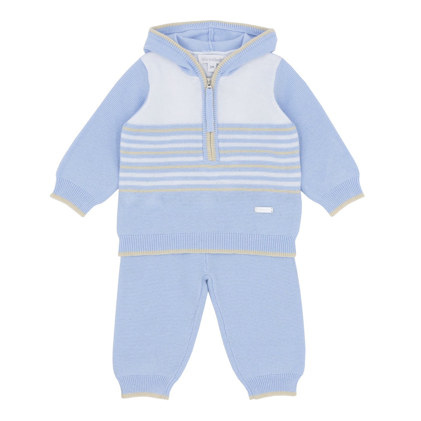 Blues Baby Boys Herve Knitted Hoodie Set