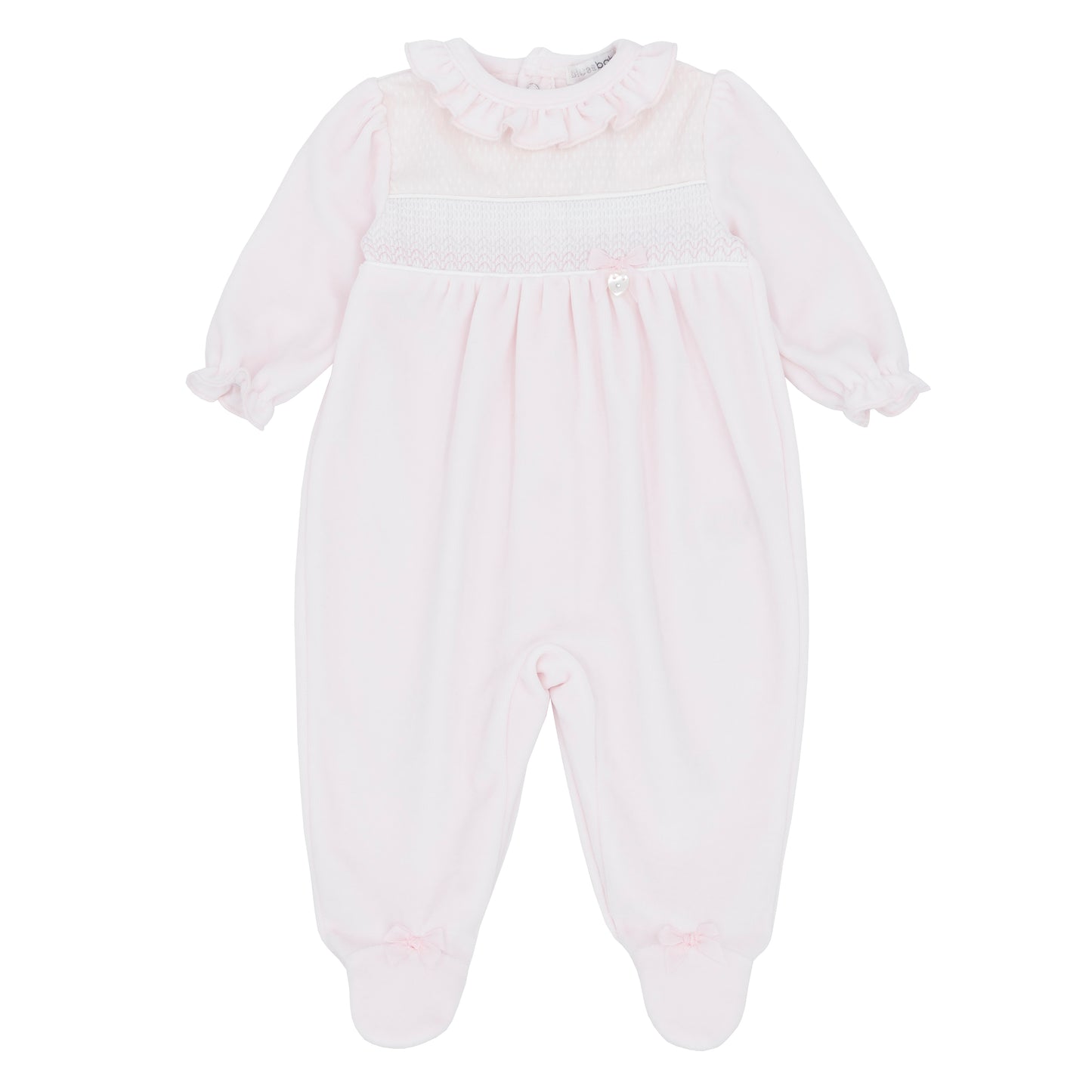 Blues Baby Girls Beuamont Baby Pink All in One