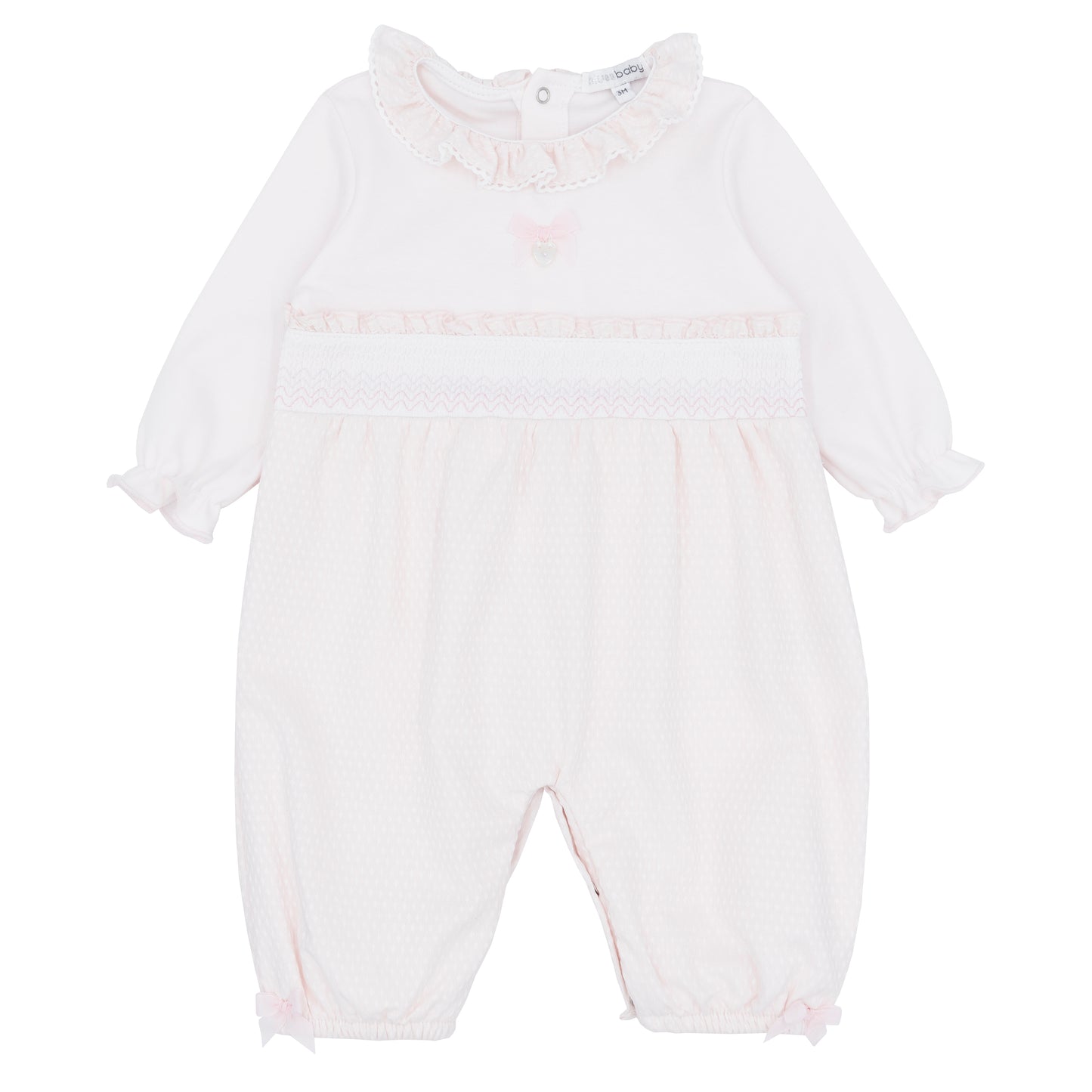 Blues Baby Girls Beuamont Baby Pink Romper