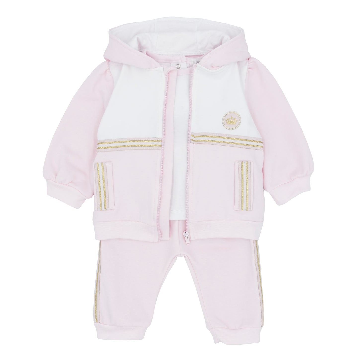 Blues Baby Girls Venilo Pink Tracksuit