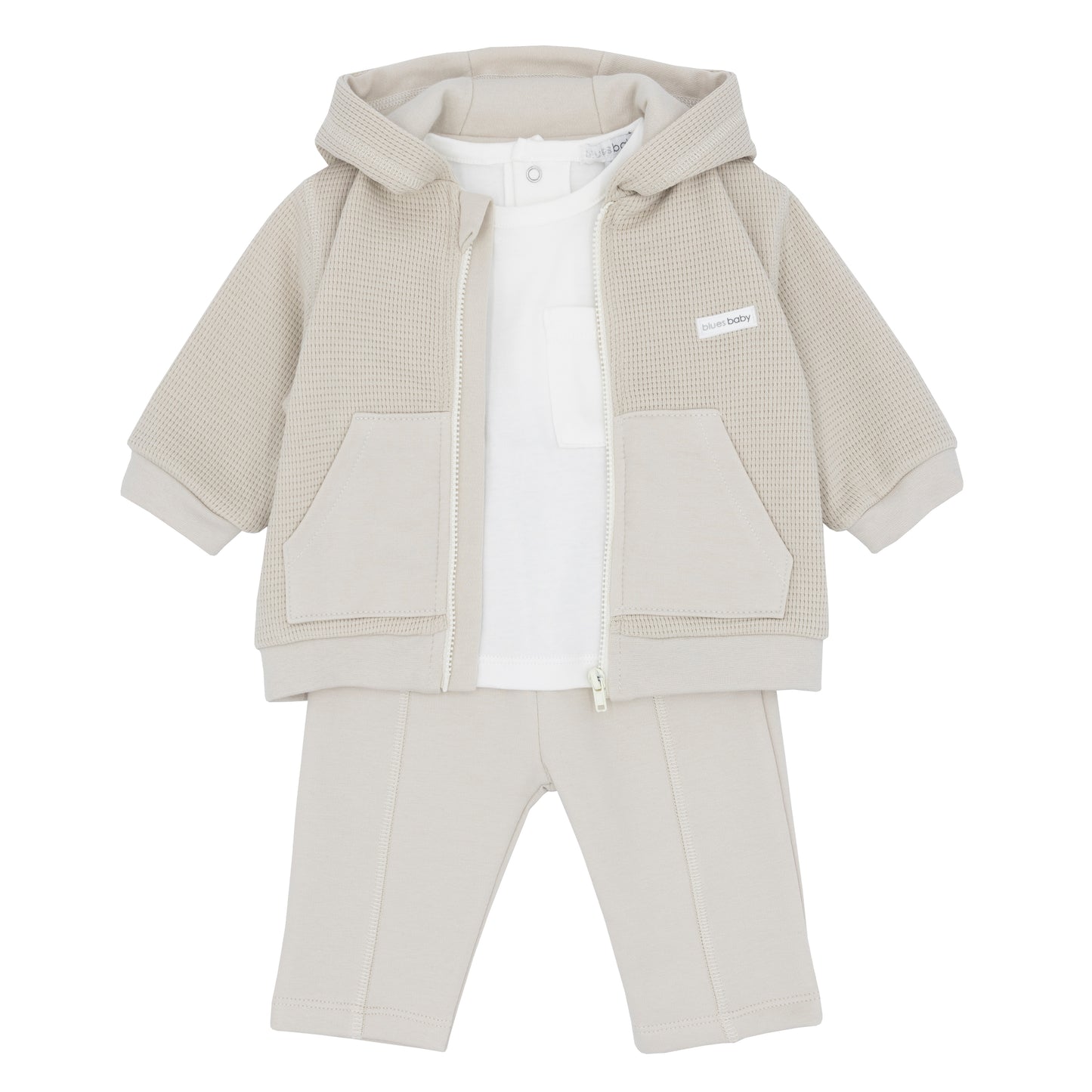 Blues Baby Boys Antwerp Beige Track Suit Set