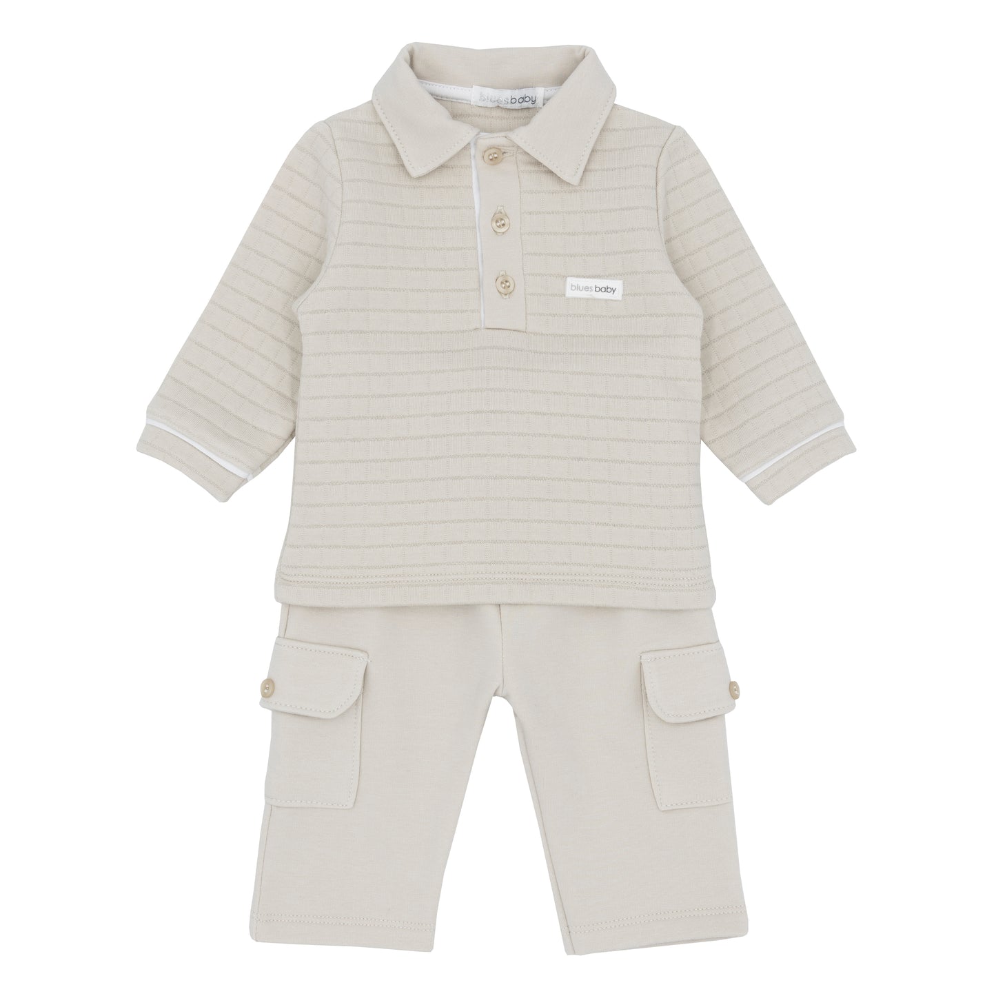 Blues Baby Boys Amsterdam Beige Polo and Trousers