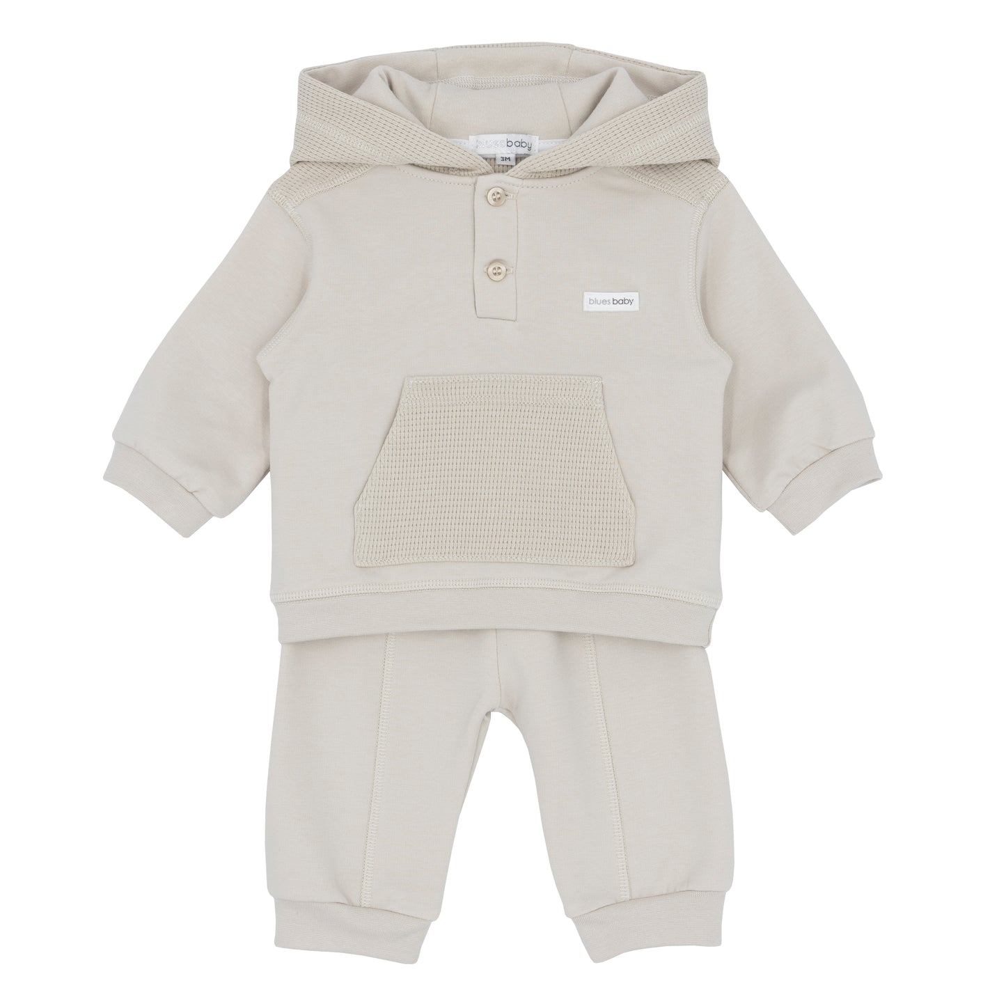 Blues Baby Boys Antwerp Beige Hooded Jogging Suit