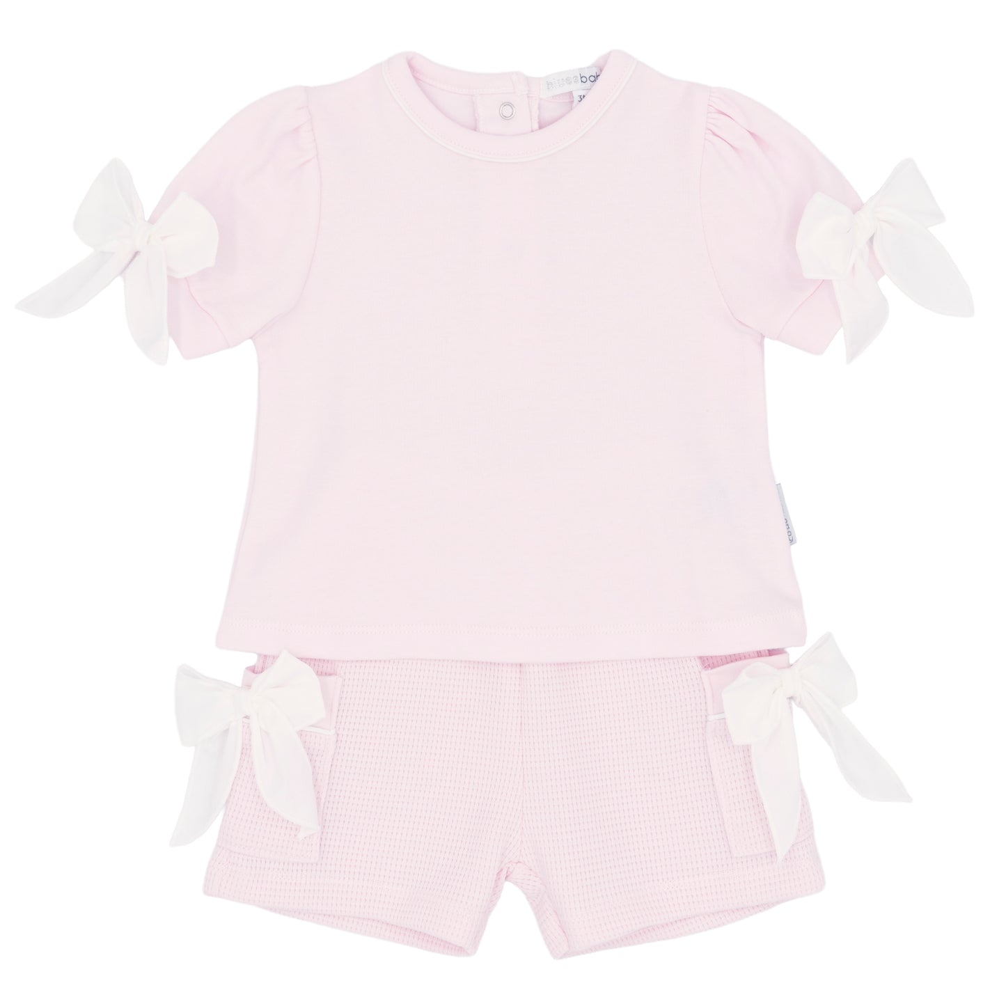Blues Baby Girls Paris Pink T Shirt and Shorts