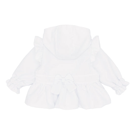 Blues Baby Girls White Cannes Summer Bow Jacket *Preorder
