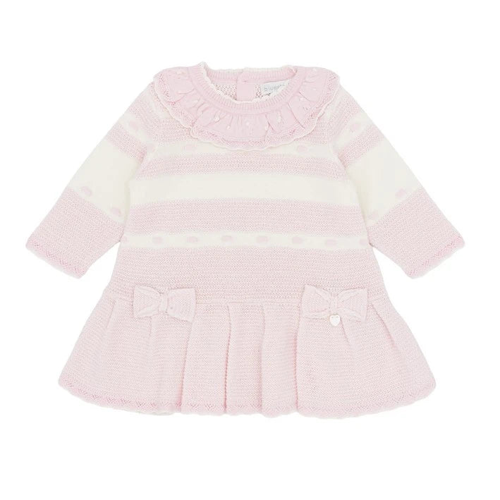 Blues Baby Girls Pink Maristead Knitted Dress *Preorder