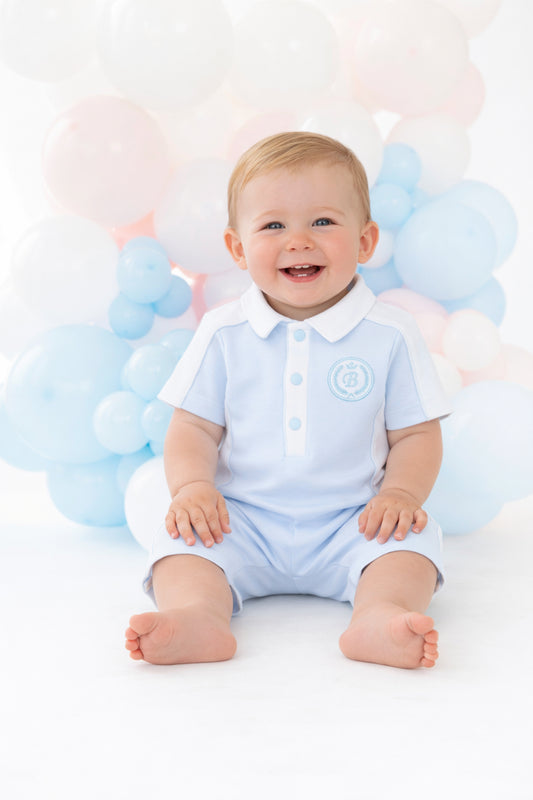Blues Baby Boys Lyon Blue Shortie *Preorder