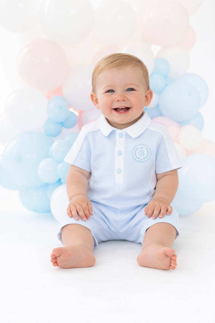 Blues Baby Boys Lyon Blue Shortie