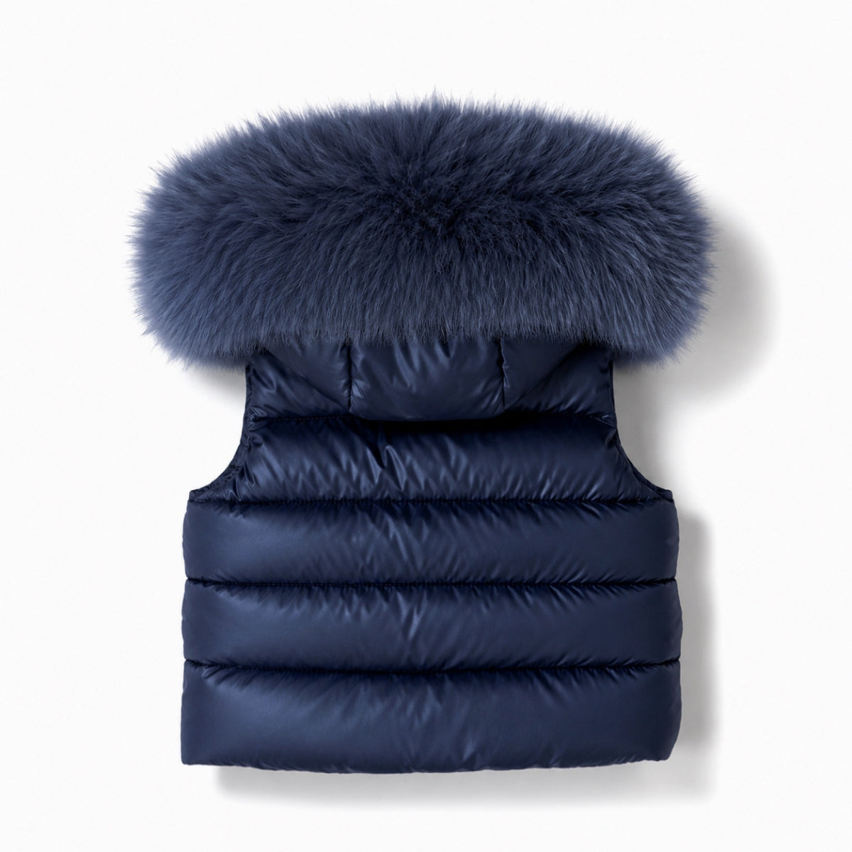 Pre-Order | Limited Stock | EvaBella Signature Faux Padded Gillet| Navy Blue