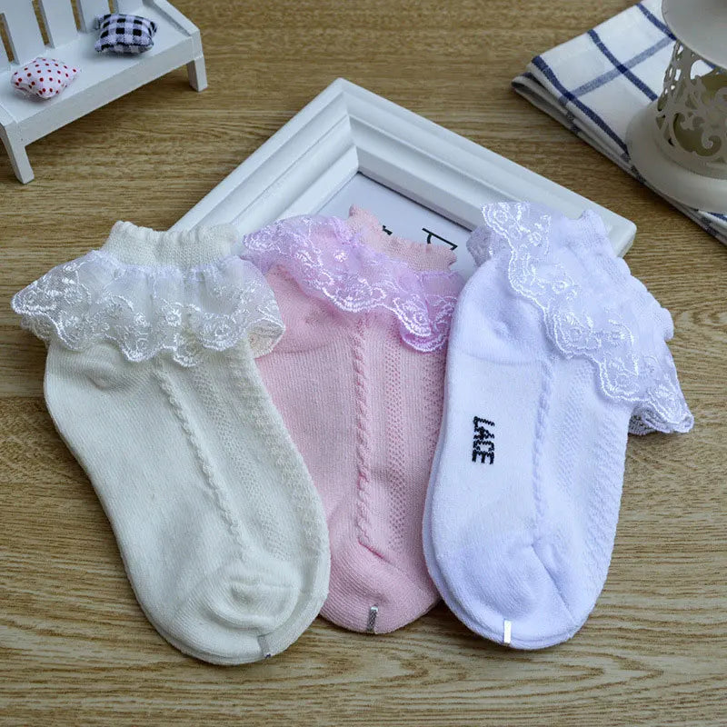 Girls Mixed PAstel Ankle Socks Pack of Ten pairs
