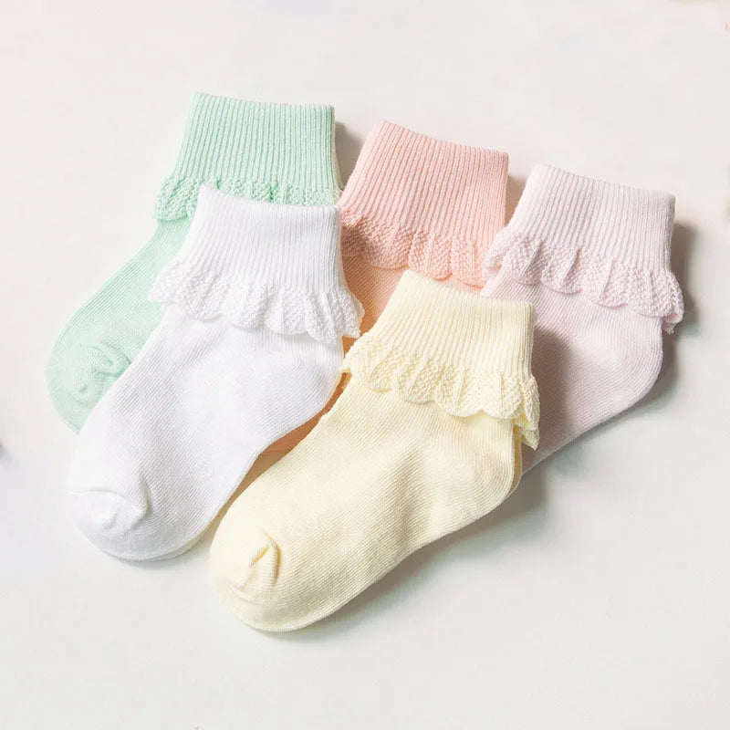 Girls Pastel socks x5 Pair Pack