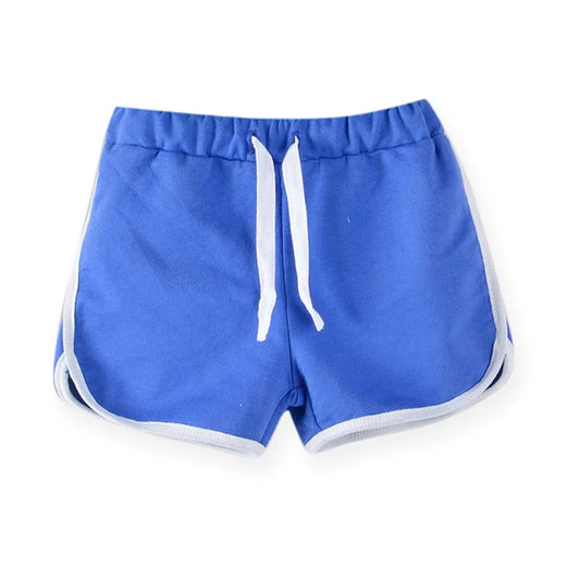 Girls Blue Sports Shorts