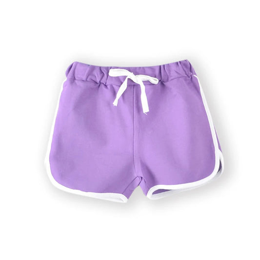 Girls Lilac Sports Shorts